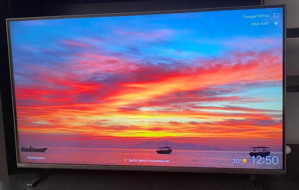 Smart TV PHILIPS TV 8500 Series 43'' 108 cm 4K Ultra HD LED Google TV with 3-sided Ambilight - stare impecabila