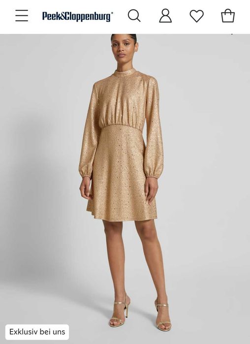 Рокля с пайети Jake's от Peek&Cloppenburg нова размер 40 М