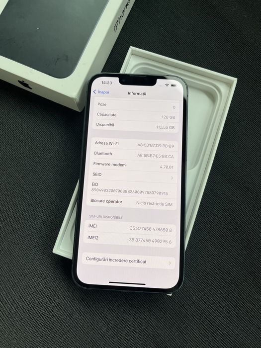 iPhone 13 Midnight 128GB Neverlocked