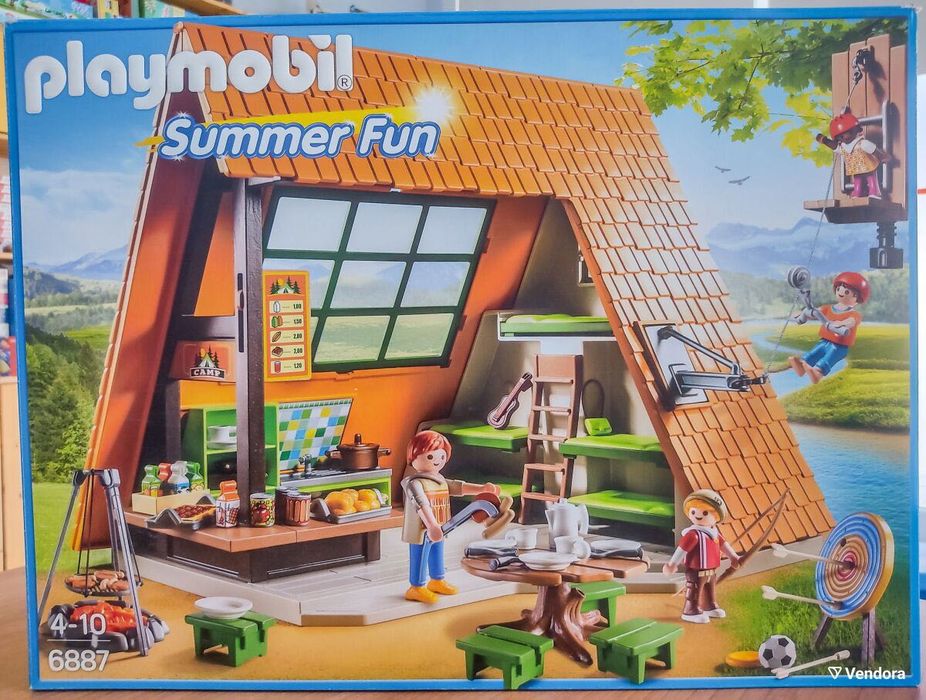 Playmobil 6887 Планинско бунгало за къмпинг Summer Fun