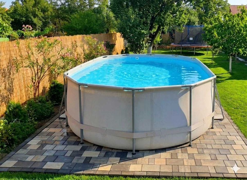 Piscina cadru metalic