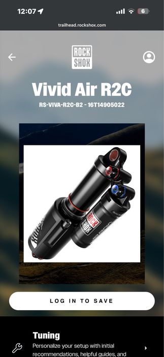 Rockshox VIVID 216x63.5