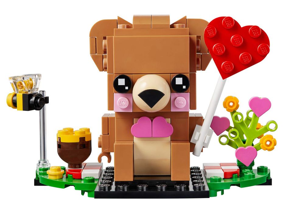 LEGO конструктор , серии "BrickHeadz", 40379 Valentines Bear