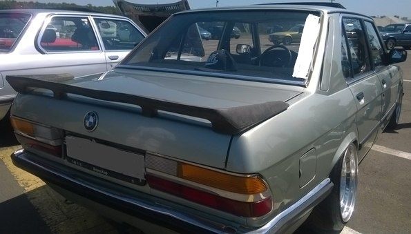 Спойлер Zender/M Technic BMW E28 E12  5series Rear Wing Original