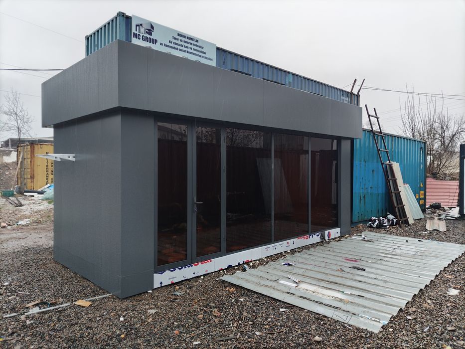 Контейнер кафе Контейнер Домик Магазина Сартарошхона Готовы Конструкци