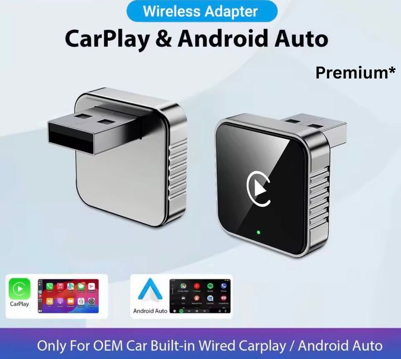 Adaptor Wireless CarPlay & Android Auto Plug & Play