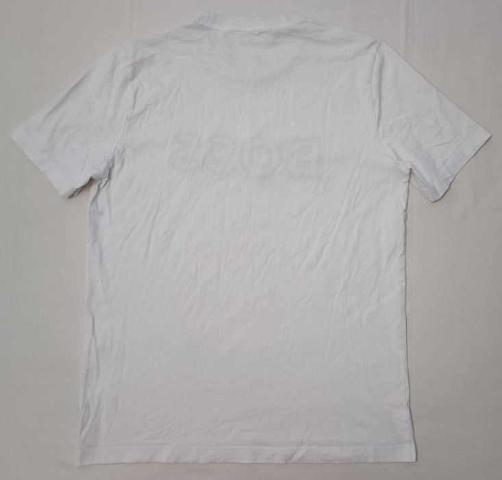 Hugo Boss Tee оригинална тениска XL Бос бяла памучна фланелка