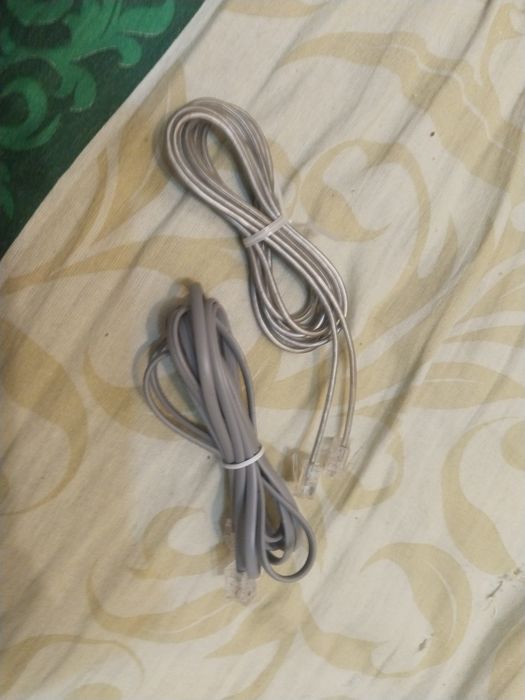 Сетевые кабели Ethernet RJ45 (патч-корды) — 2 шт., отличное состояние