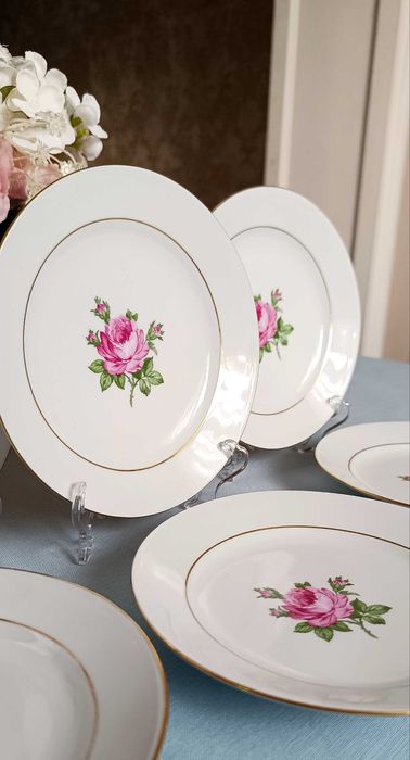 Десертные тарелки Kahla Германия Роза