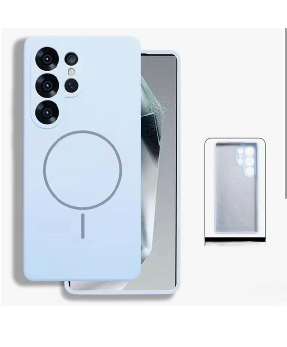 Samsung S24 S25 S25 PLUS ULTRA Husa Magnetica Alcantara Interior