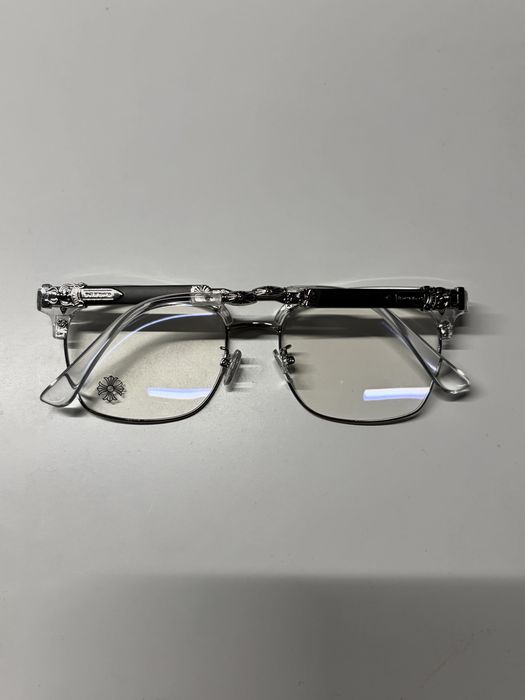 Chrome Hearts Clear/Silver – Очила със защита от синя светлина