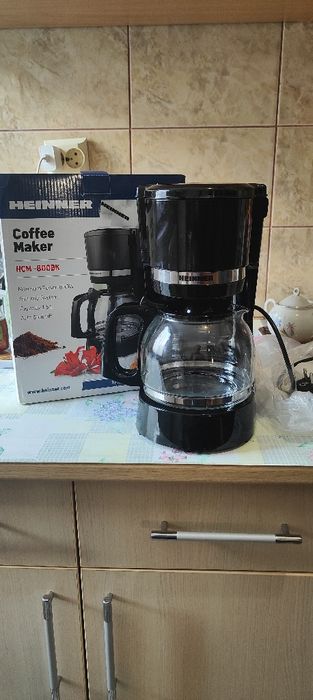 Cafetiera Heinner HCM-800BK, 800W, 1.5L, Negru