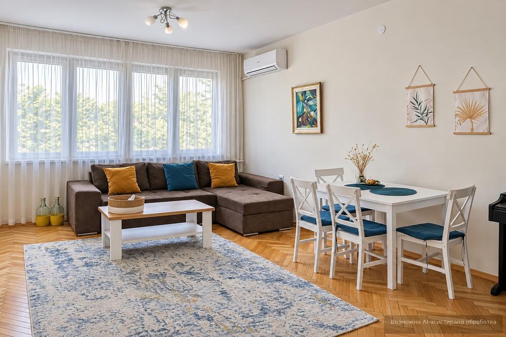 Дава се под наем Тристаен апартамент в Пловдив, Мараша - 86 кв.м за 600 € - Снимка #1