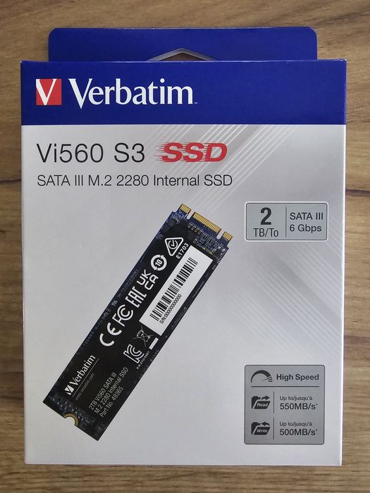2TB SSD, M2, NGFF, SATA, Verbatim
