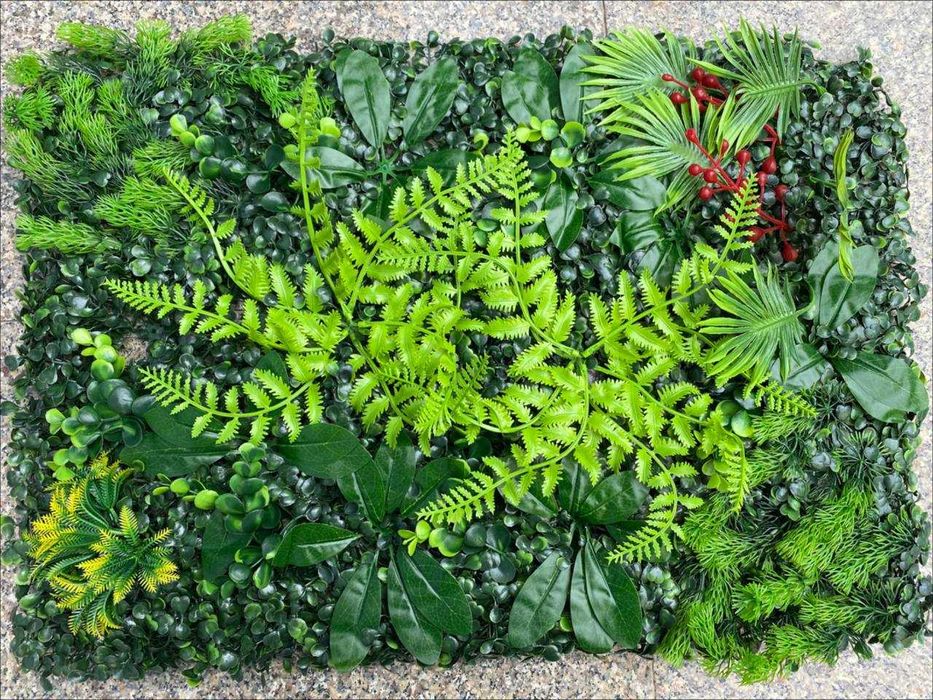 Искусственные растения на стену (самшит)