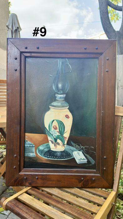 Vând tablouri originale pe pânză. Picturi autentice, rame din lemn