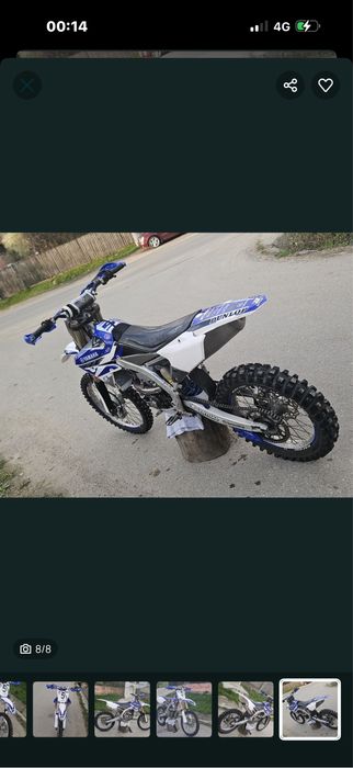Vând yamaha yz450f 2016 injectie
