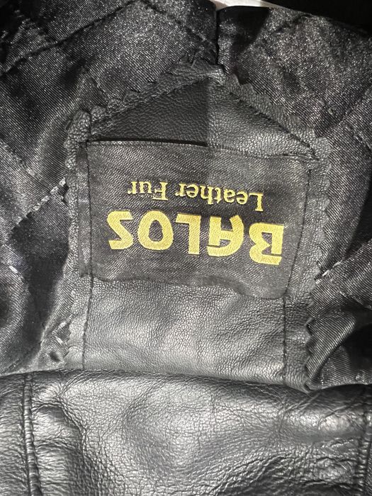 Кожено яке с естествен косъм