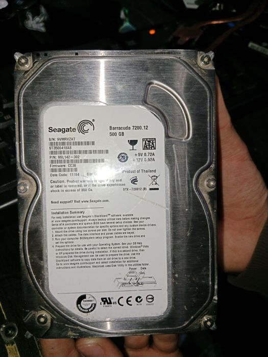 Жёсткий диск 500гб Seagate
