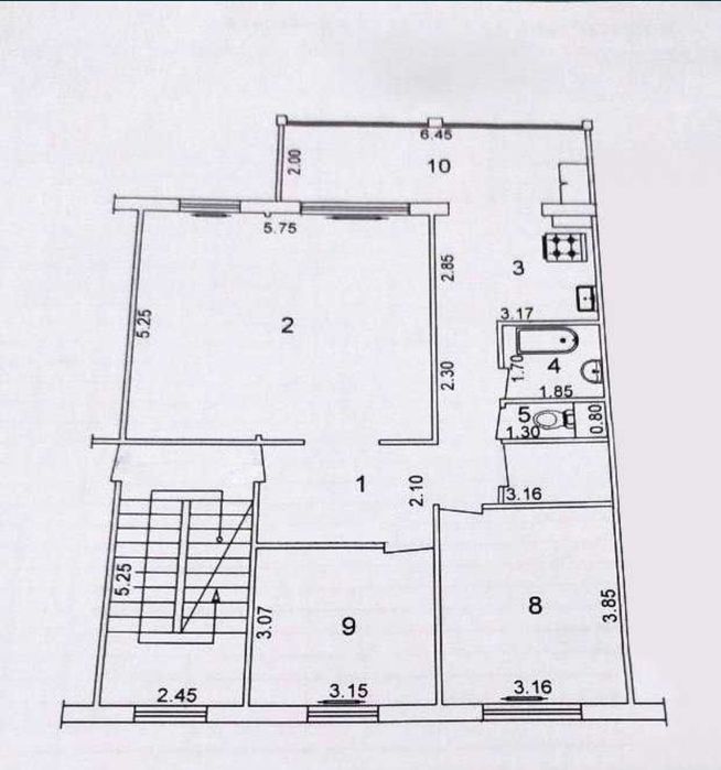Продается 4/3/5 квартира Карасу-1