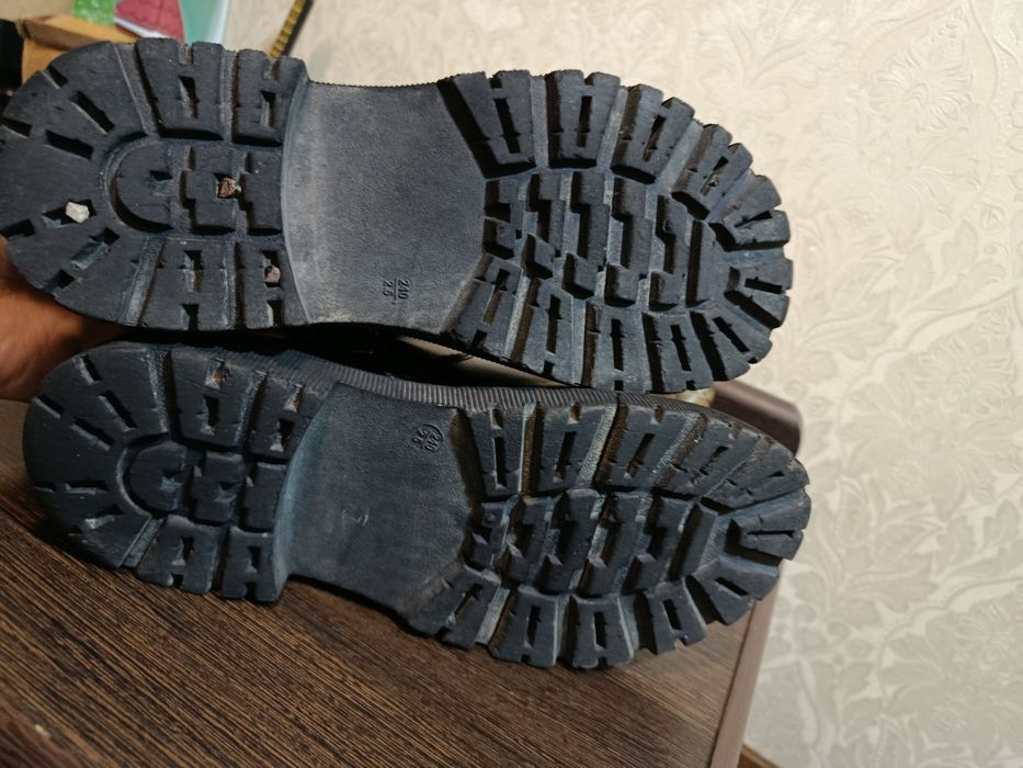 Сапоги черные с мехом