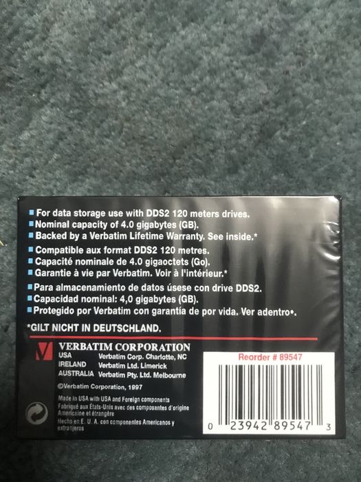 Caseta Verbatim DL 120 M