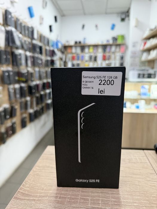 Samsung S25FE/ Black/ 128gb / Nou Sigilat/ Garantie 12 luni