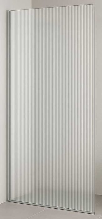 Vand paravan nou dus sticla ondulata 90x200 cm gr. 6mm plus kit montaj