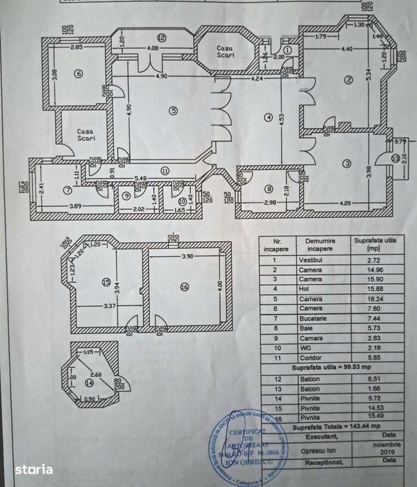Parter 5camere in vila interbelica/curte/rezidential/comercial/renovat