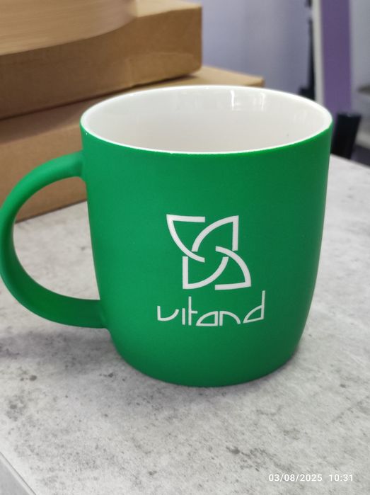 Soft tuch bakal, yashil rangli bakal, logo pechat xizmati