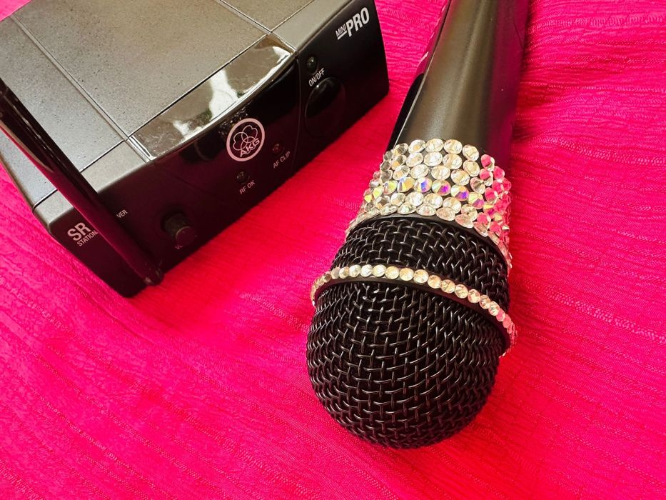 Безжичен вокален микрофон AKG SR40 MINI VOCAL PRO SET - като нов