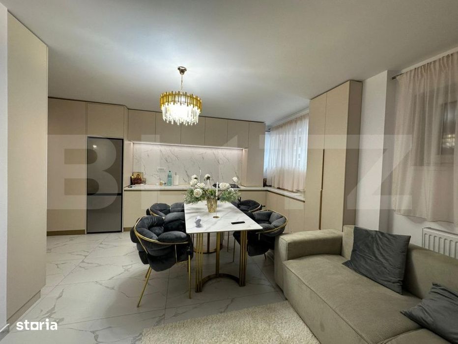 Apartament 2 camere, ultramobilat, 52 mp, zona Visan