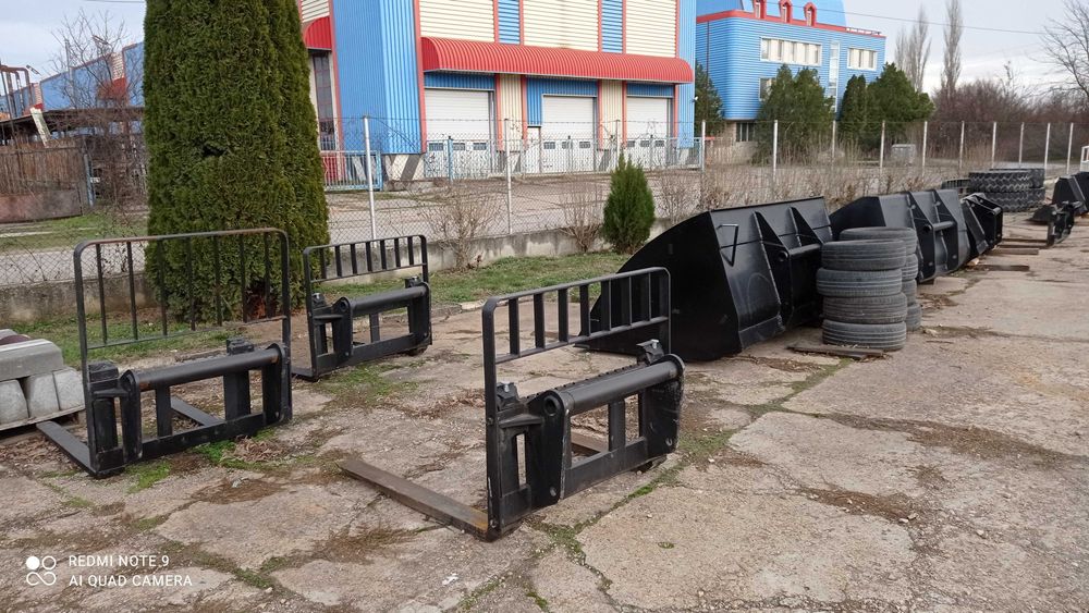 Manitou, JCB, Bobcat, Claas вилици, удължители,вишки,ножове за товарач