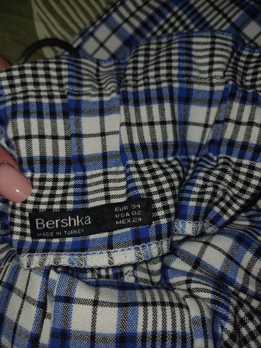 Pantaloni de vară evazați damă BERSHKA – mărimea 34, cu curea