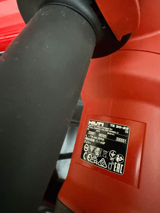 Hilti TE 30-22 ATC Nuron SDS Plus + 2x 8.0Ah батерии КАТО НОВ