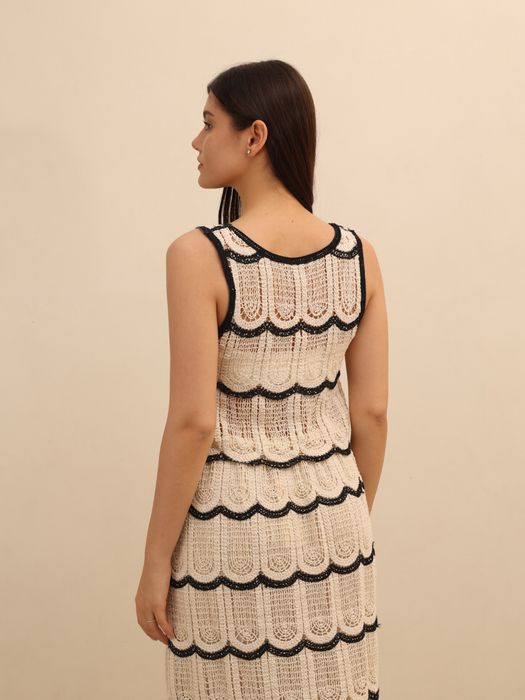 Вязанный костюм  just