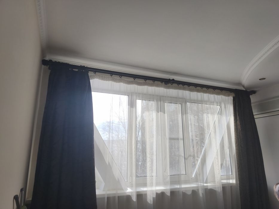 Шторы жаккард на длину 3.4 высота 2.55