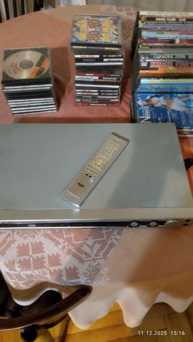 DVD проигрыватель с дисками