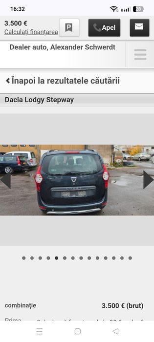 Vind Dacia lodgy