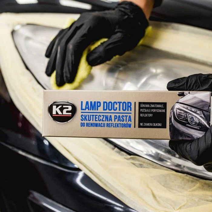 Паста за възстановяване на фарове K2 Lamp Doctor Pro - 60 гр.