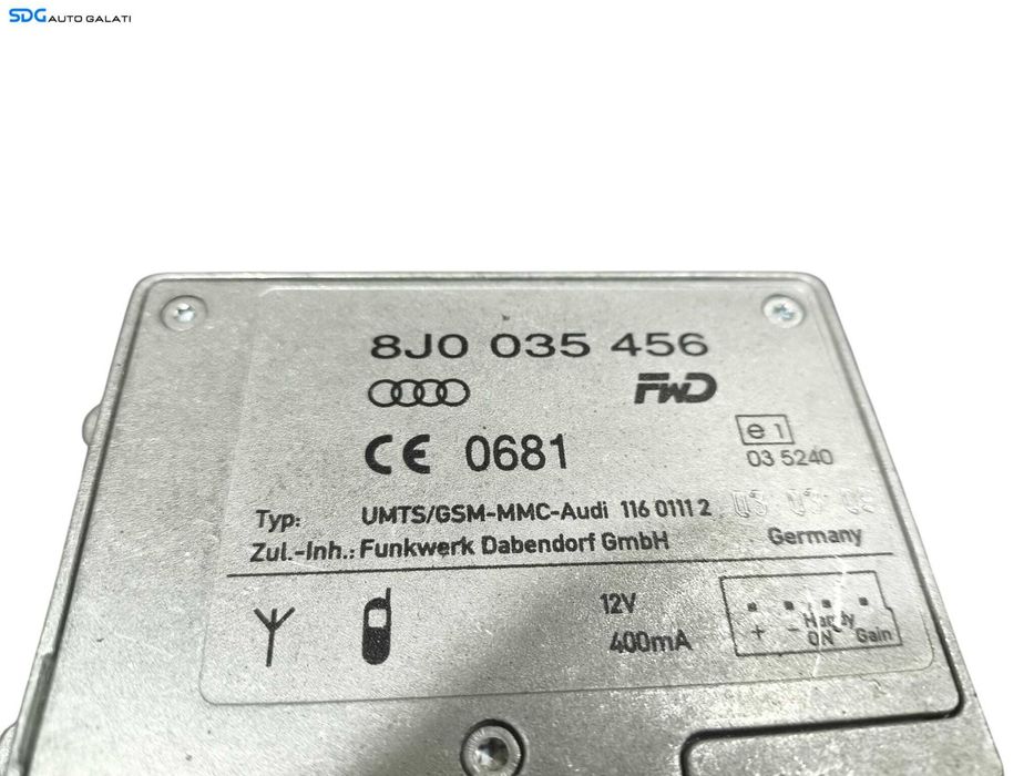 Amplificator Antena Modul Semnal Audi A6 C6 2005 - 2011 Cod 8J0035456 [LR1122]