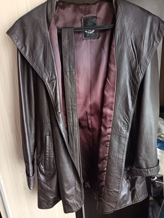 Кожено манто естествена кожа