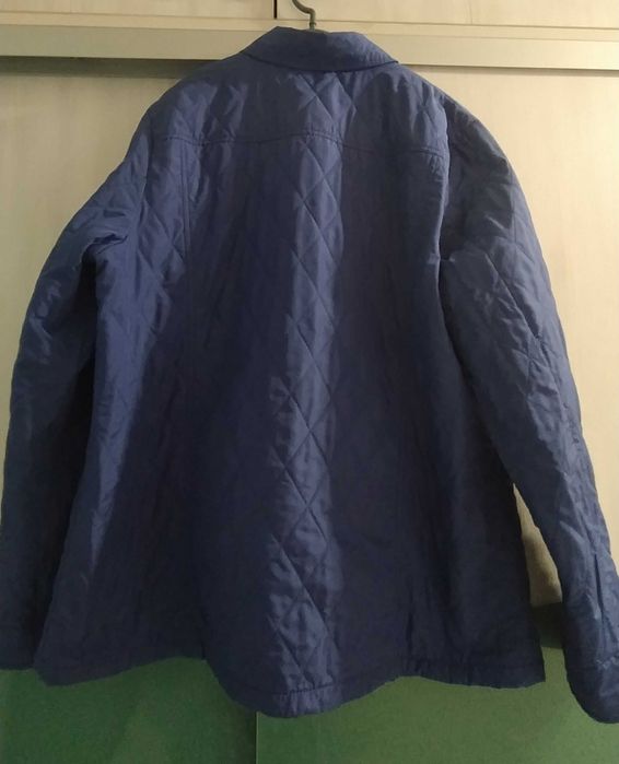 Тънко дамско яке – ирисово синьо – XXL