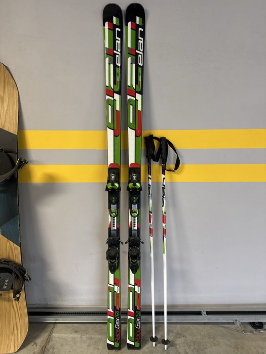 Ски ELAN GSX с автомати в отлично състояние и щеки!