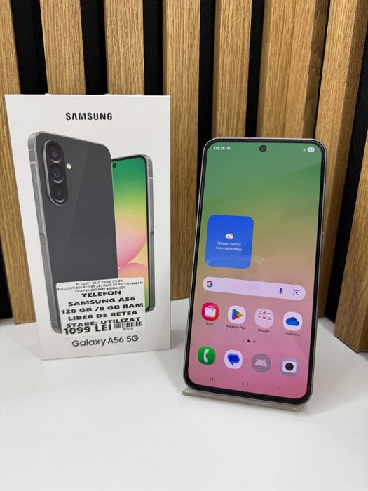 SAMSUNG A56 (0 Cicluri de incarcare) / 128GB 8GB Ram / FACTURA / GARANTIE #57870