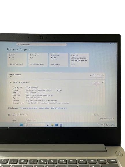 Laptop Lenovo IdeaPad 3 14ADA05 AMD Ryzen 5 3500U, 12GB RAM, 512GB SSD