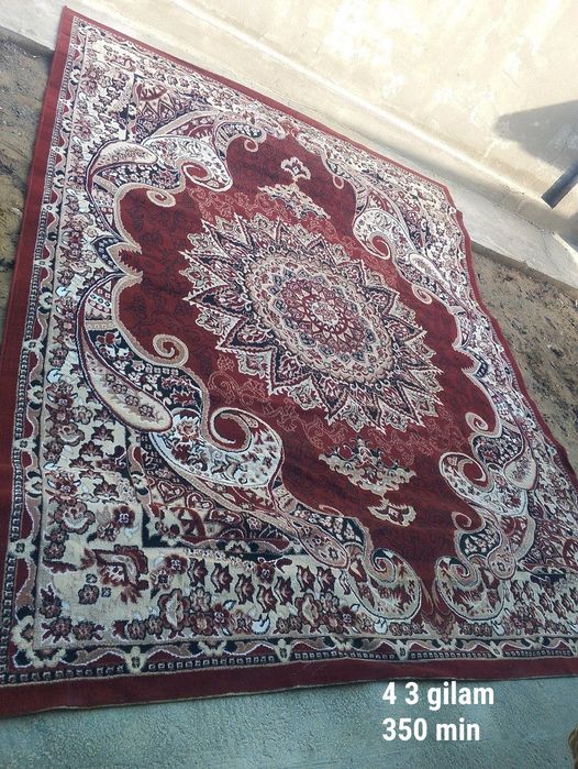 Gilamlar sotiladi 350 min 180 min