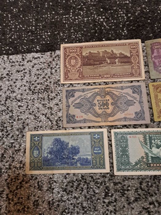 Lot 7 bancnote Pengo