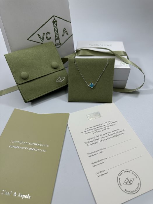Brățară MINI Van Cleef & Arpels White Gold 750 Turquoise