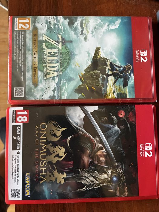 Onimusha Zelda Tears of the kingdom нова Nintendo switch 2